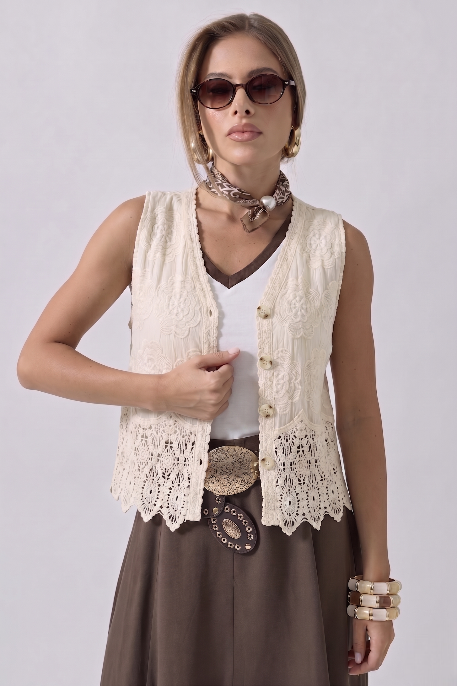 Gilet Ophelia Burro