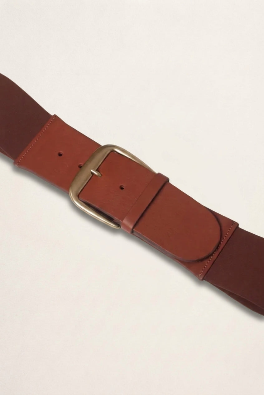 Cinturone Basic Cuoio