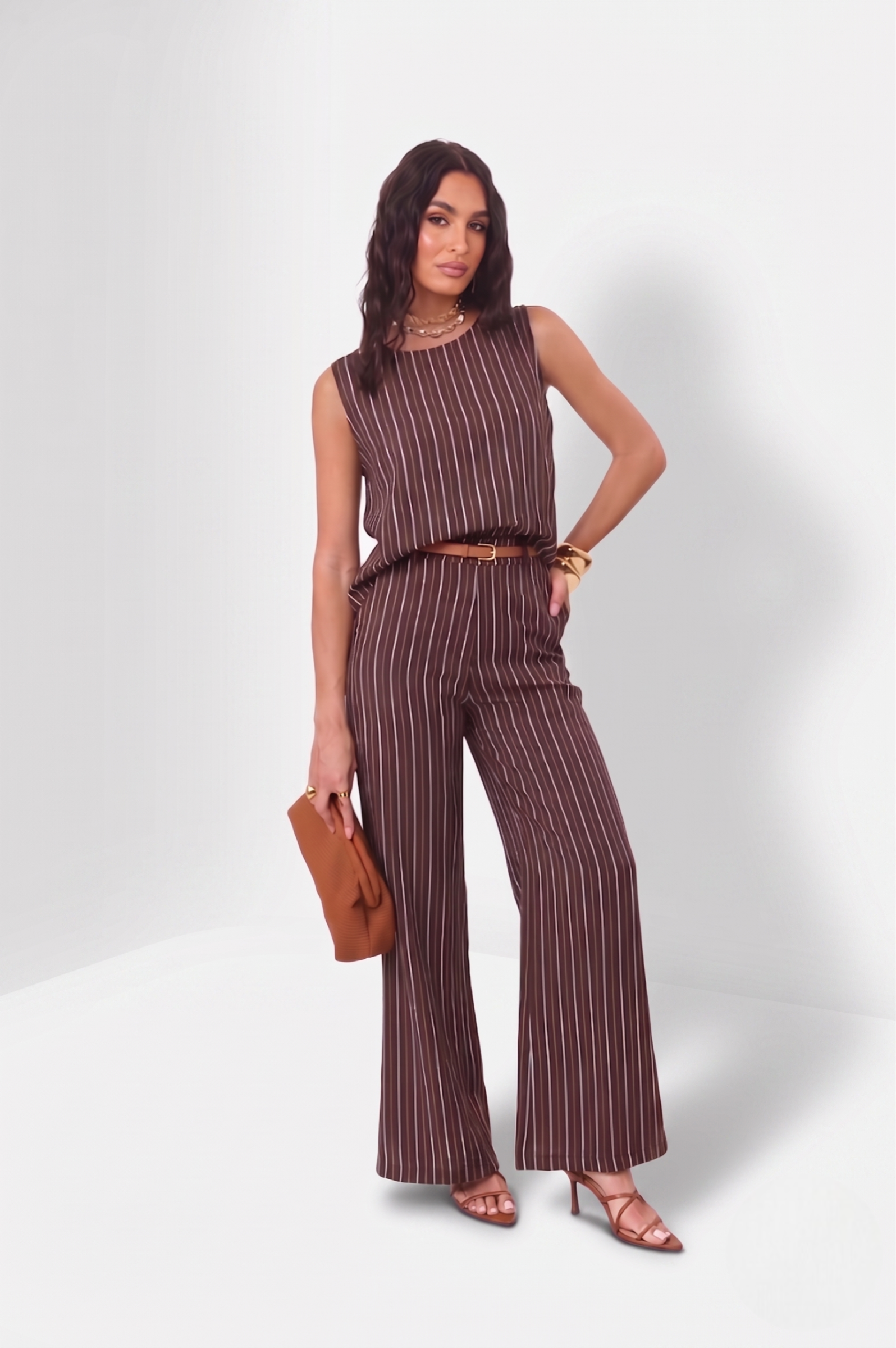 Pantalone Millerighe Testa Di Moro