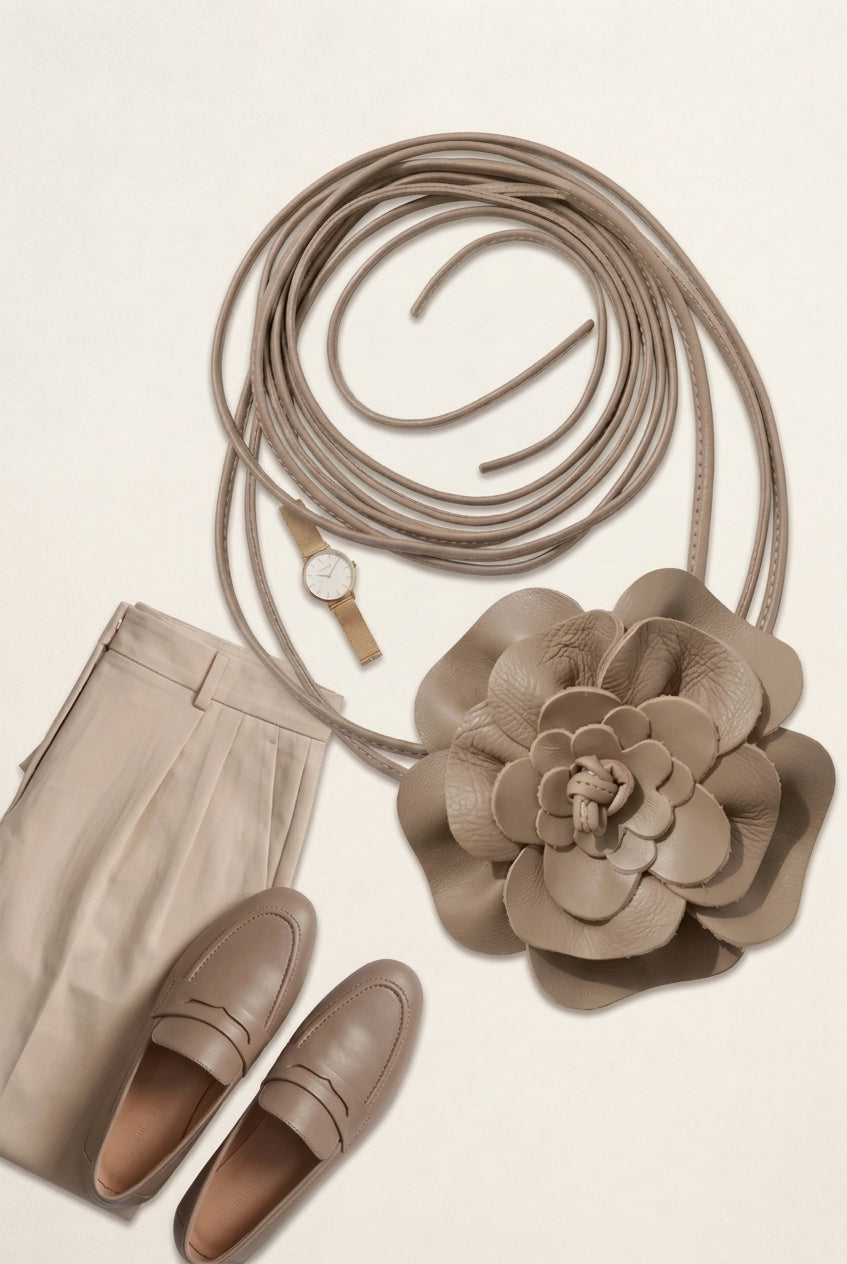 Cintura Fiore Taupe