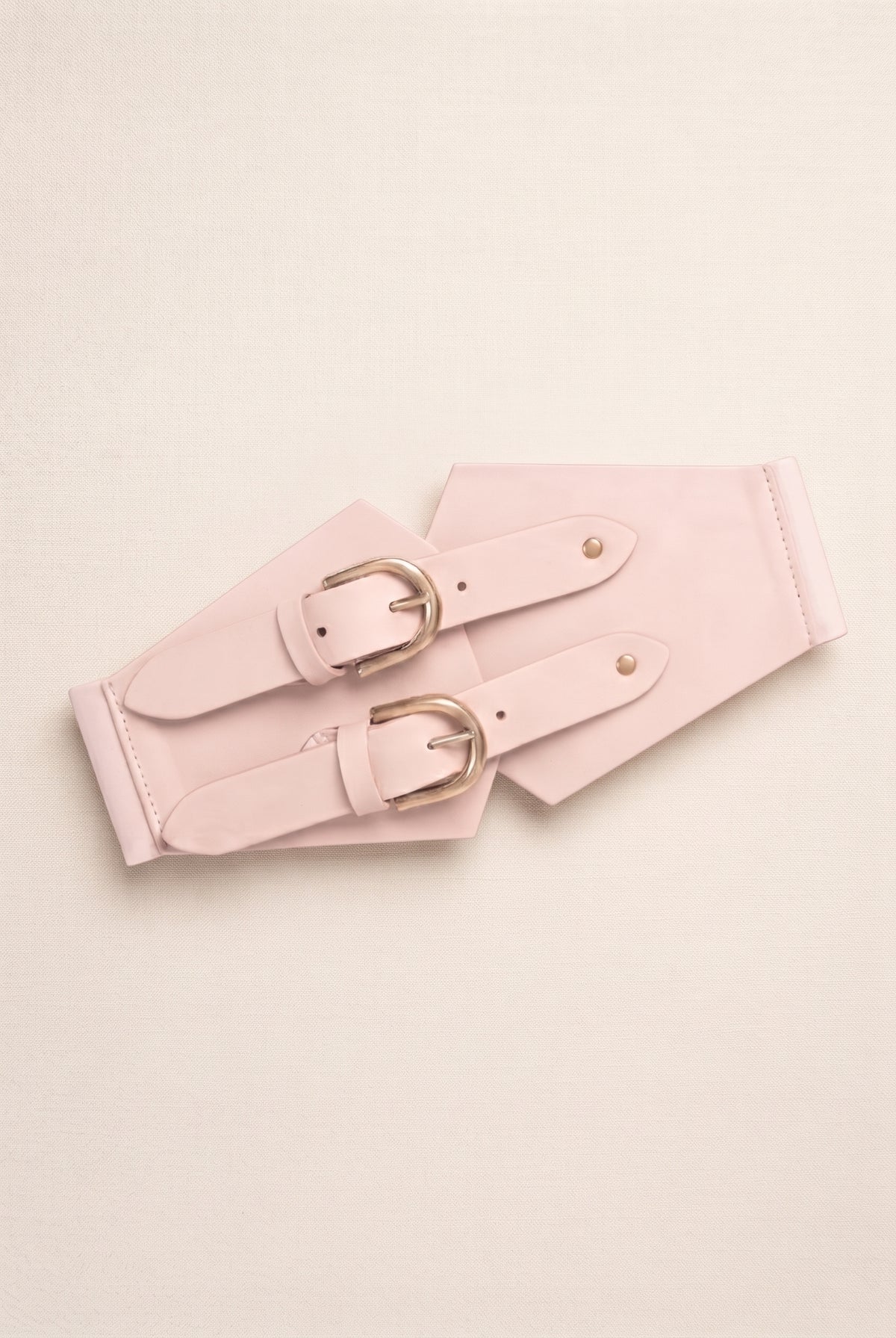Cintura Bustier Doppia Fibbia Latte
