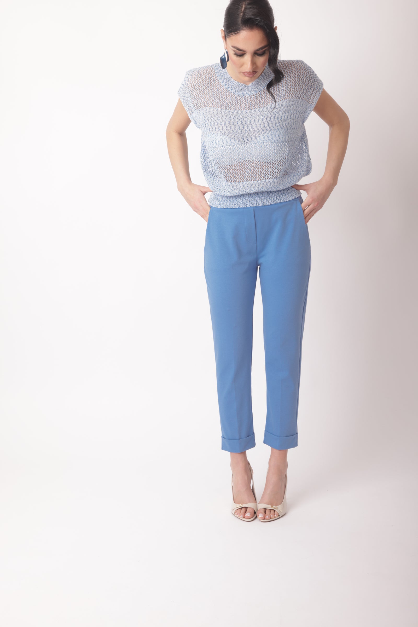 Pantalone Punto Milano Capri-Sporty Avion