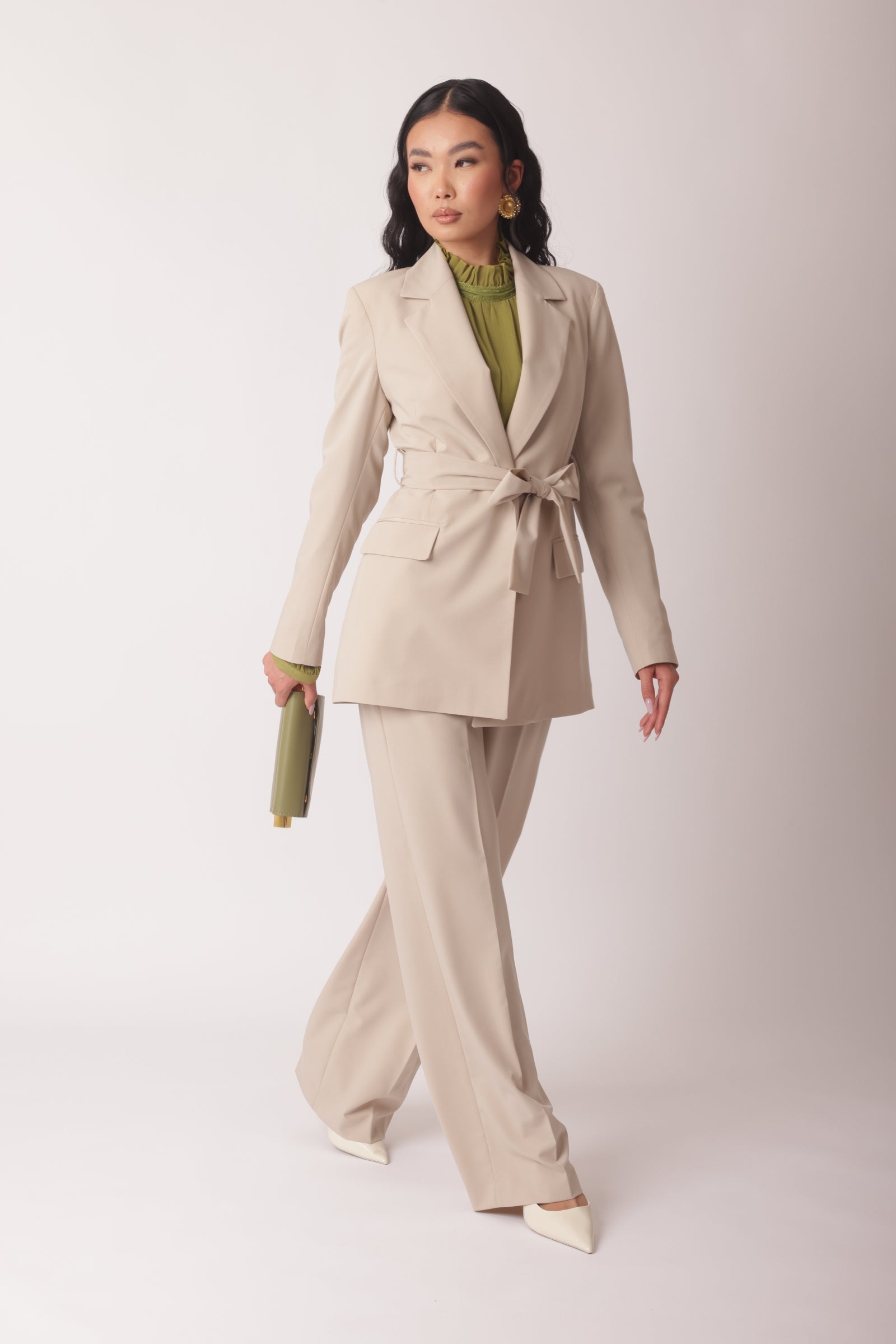 Pantalone Office Gesso