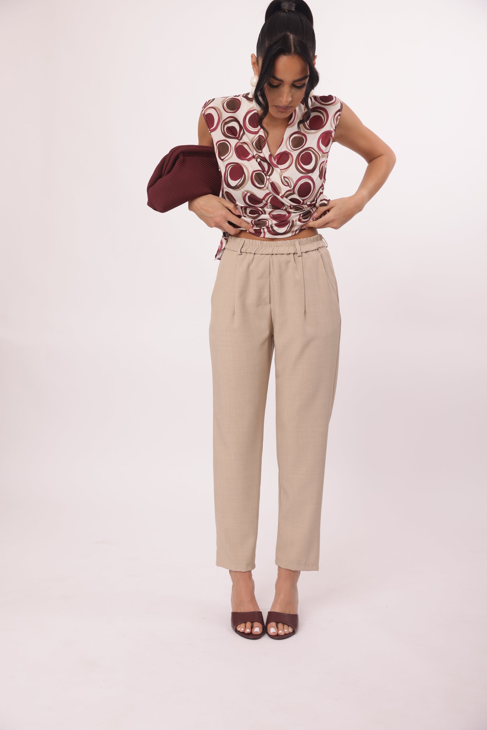Pantalone Pratico Beige
