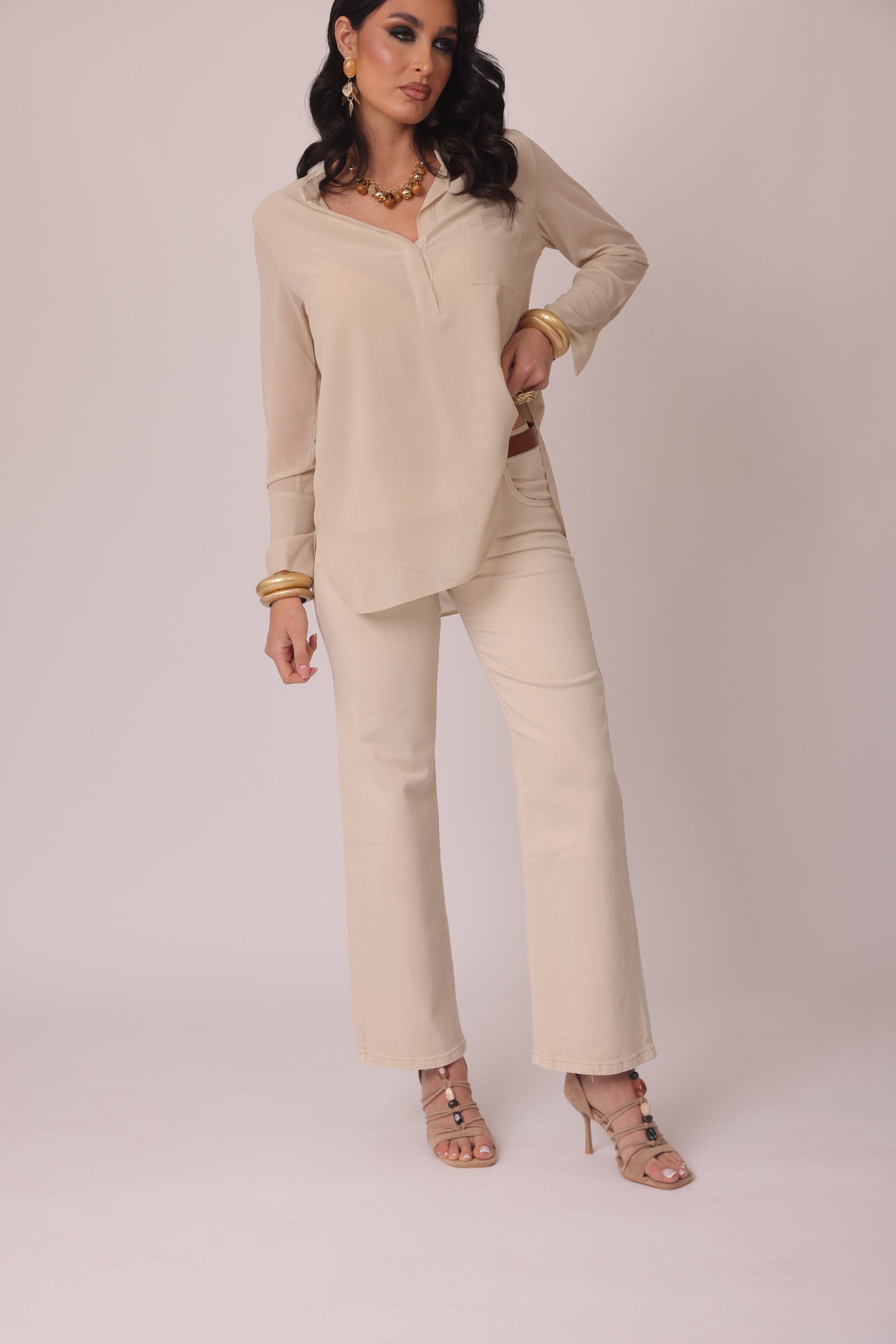 Pantalone Stephanie Gesso