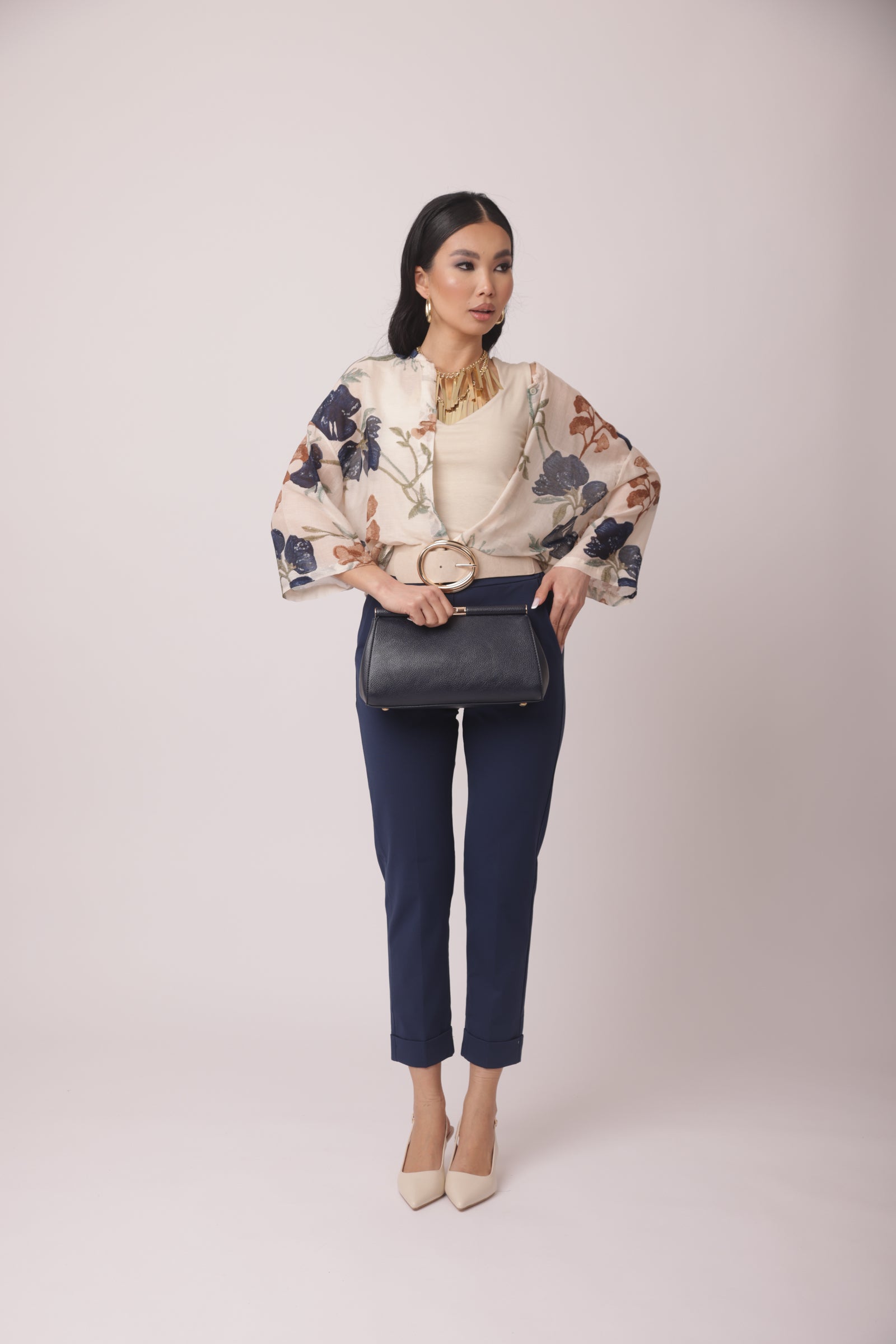 Pantalone Punto Milano Capri-Sporty Blu