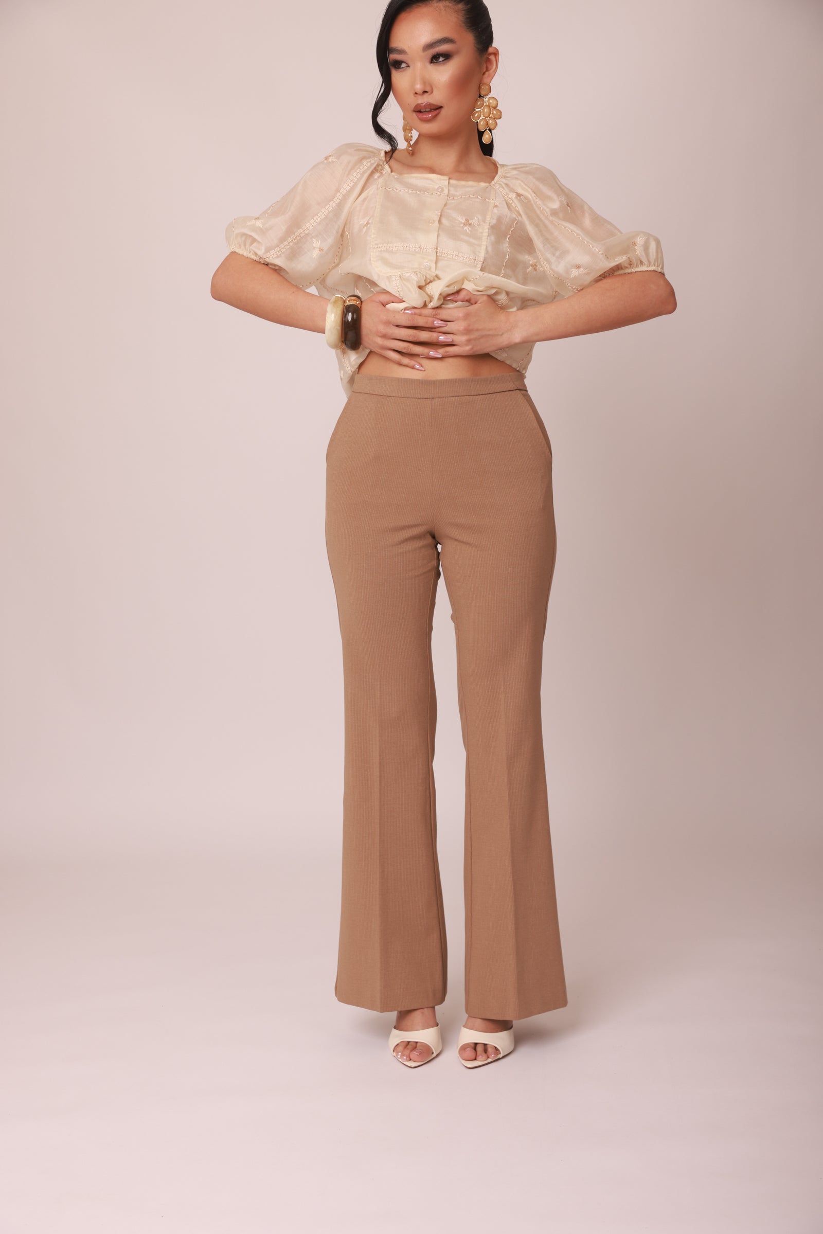Pantalone Zampa Vittoria Beige