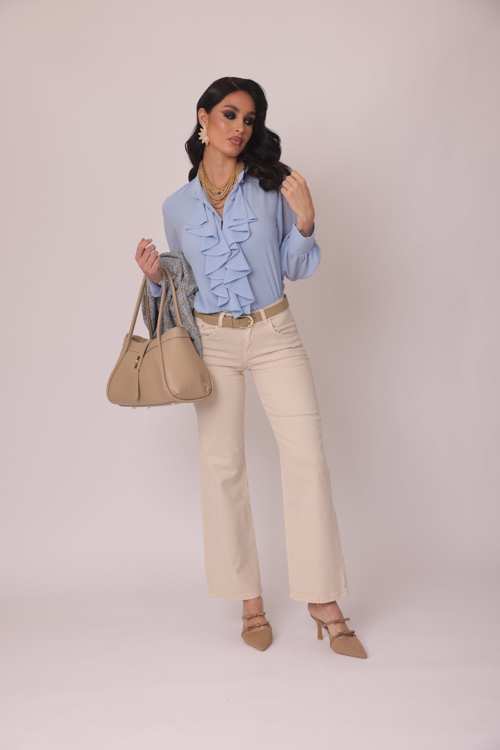 Pantalone Stephanie Gesso