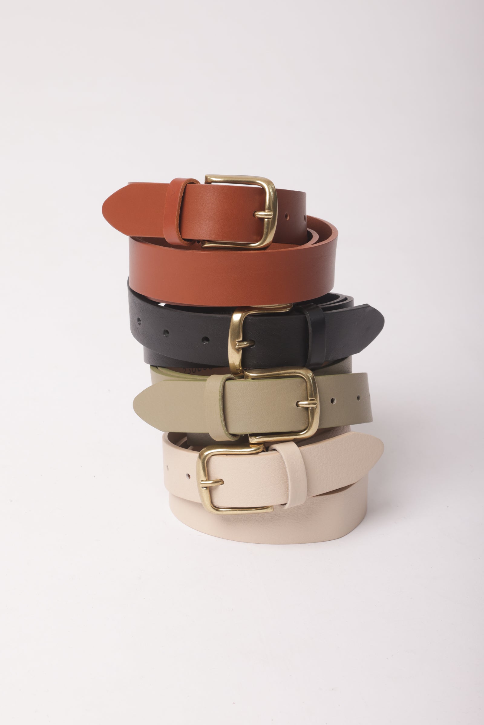 Cintura In Pelle Cuoio