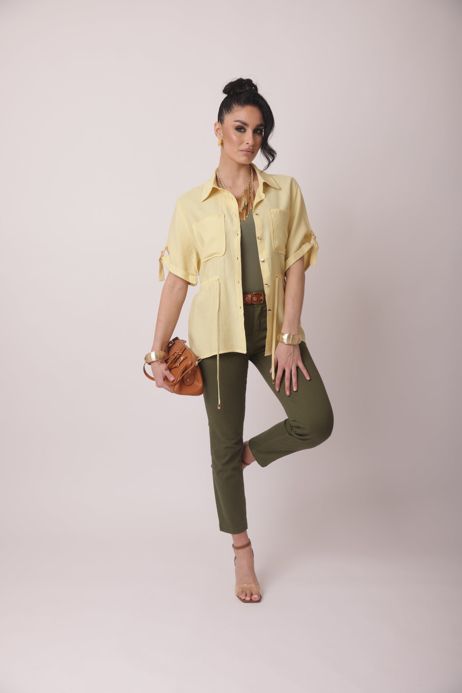 Pantalone Basic Verde Militare