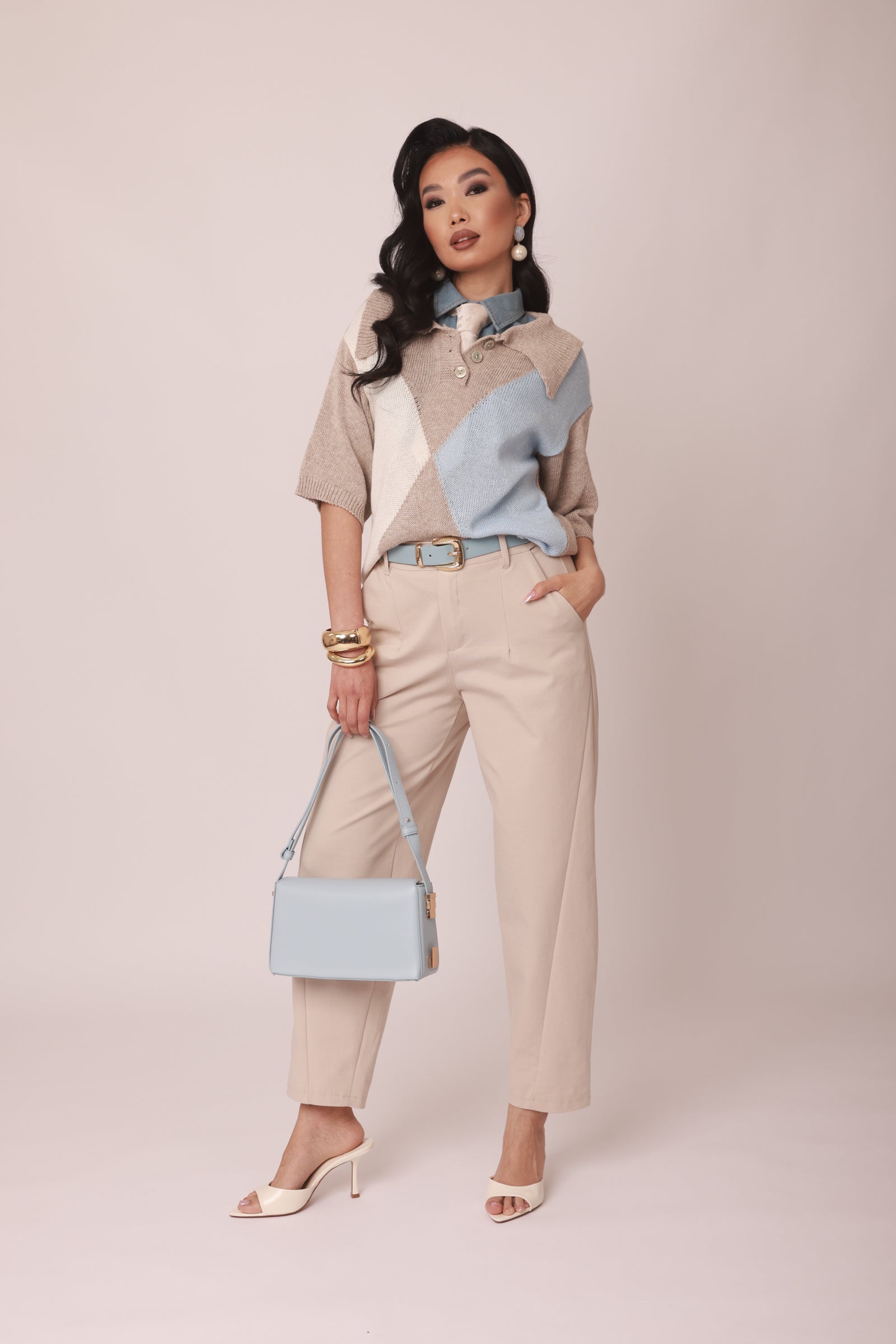 Pantalone Catrine Beige Chiaro