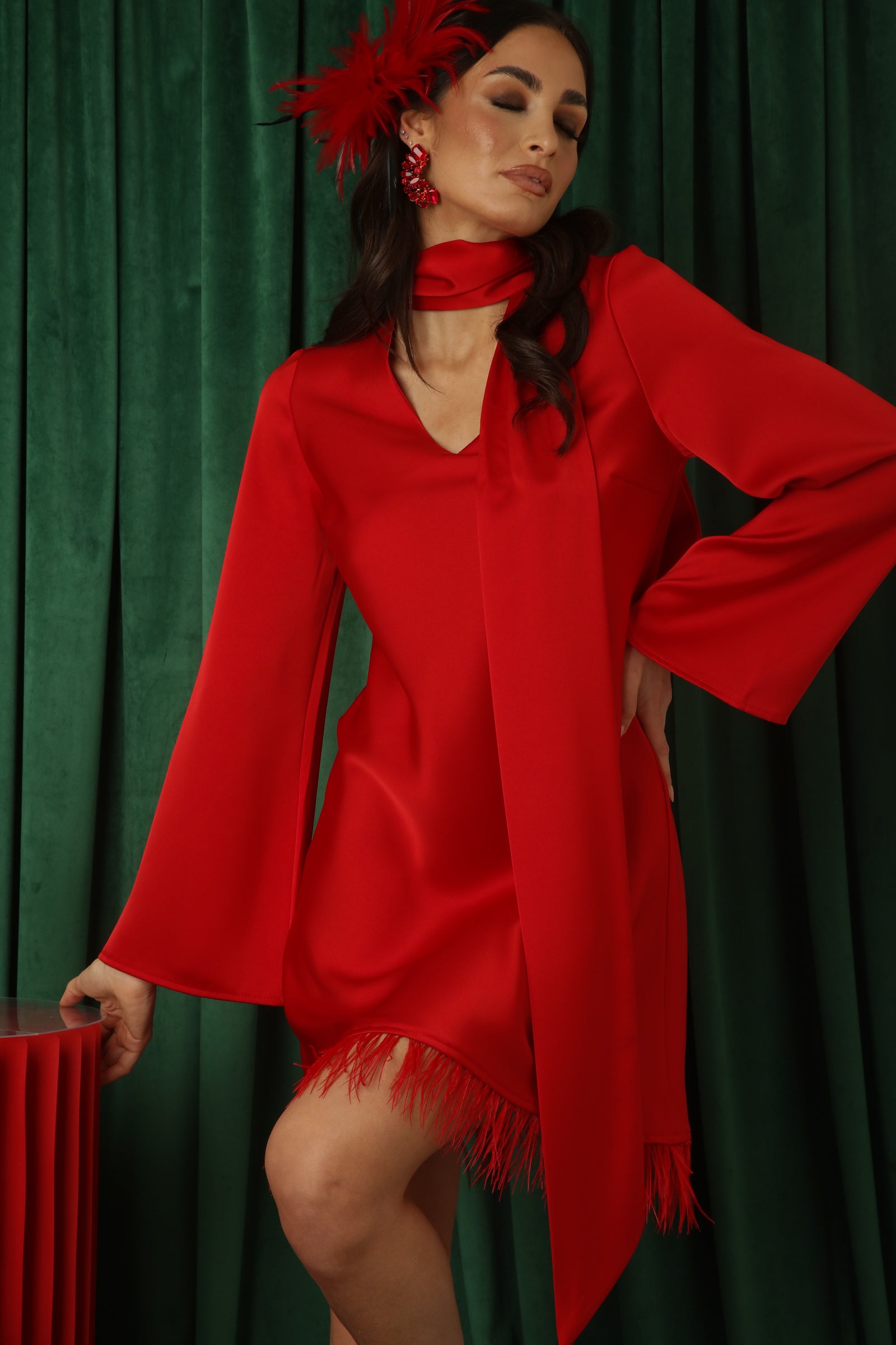 Abito Audrey Rosso