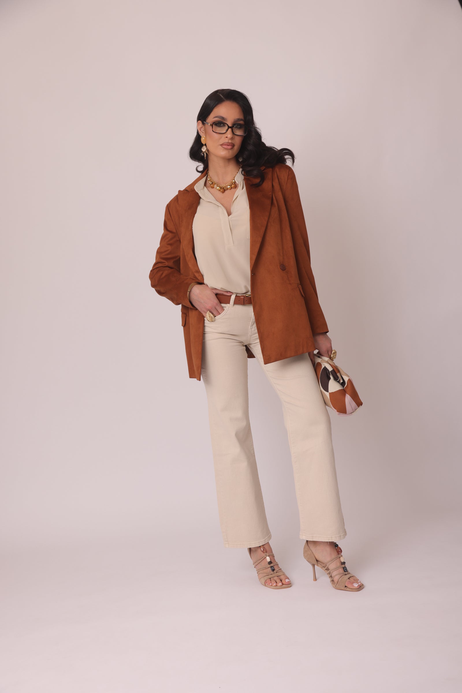 Pantalone Stephanie Gesso
