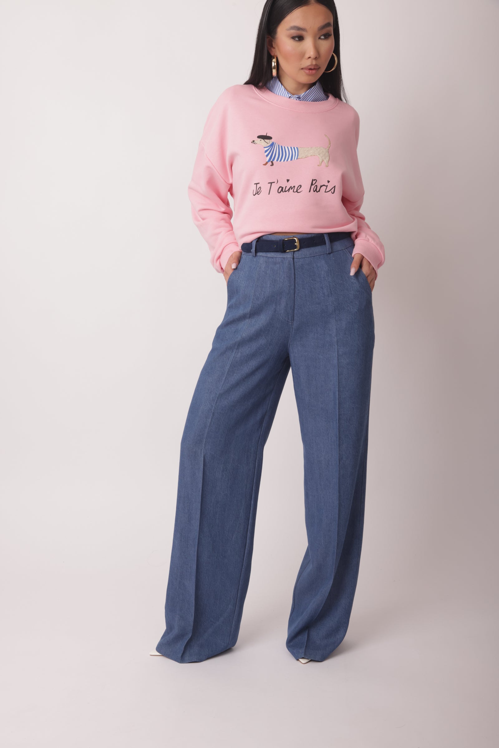Pantalone Chambray Denim