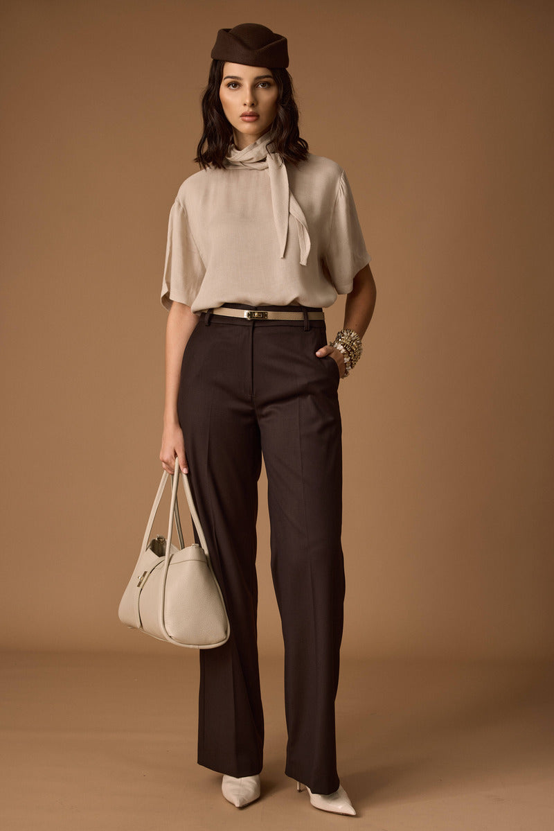 Pantalone Sartoriale Office Testa Di Moro