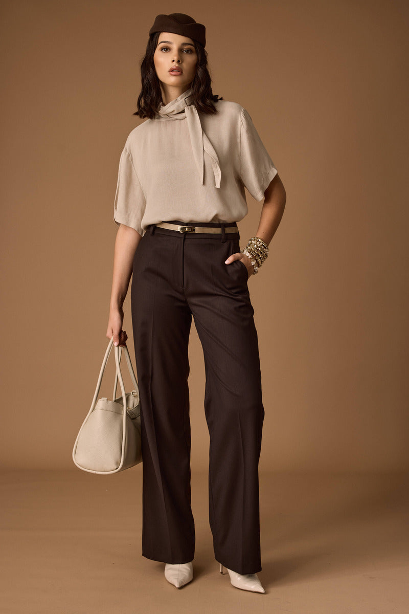 Pantalone Sartoriale Office Testa Di Moro