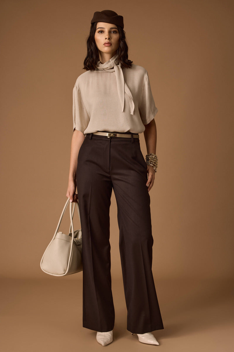 Pantalone Sartoriale Office Testa Di Moro