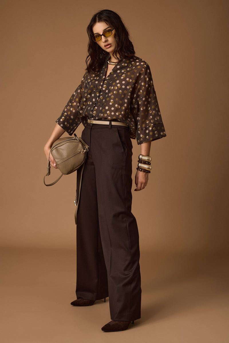 Pantalone Sartoriale Office Testa Di Moro