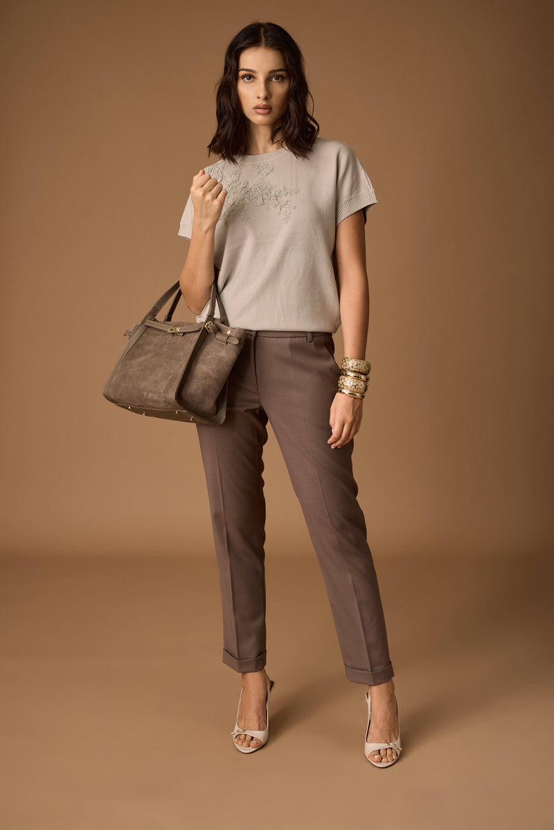 Pantalone Sartoriale Capri Tortora