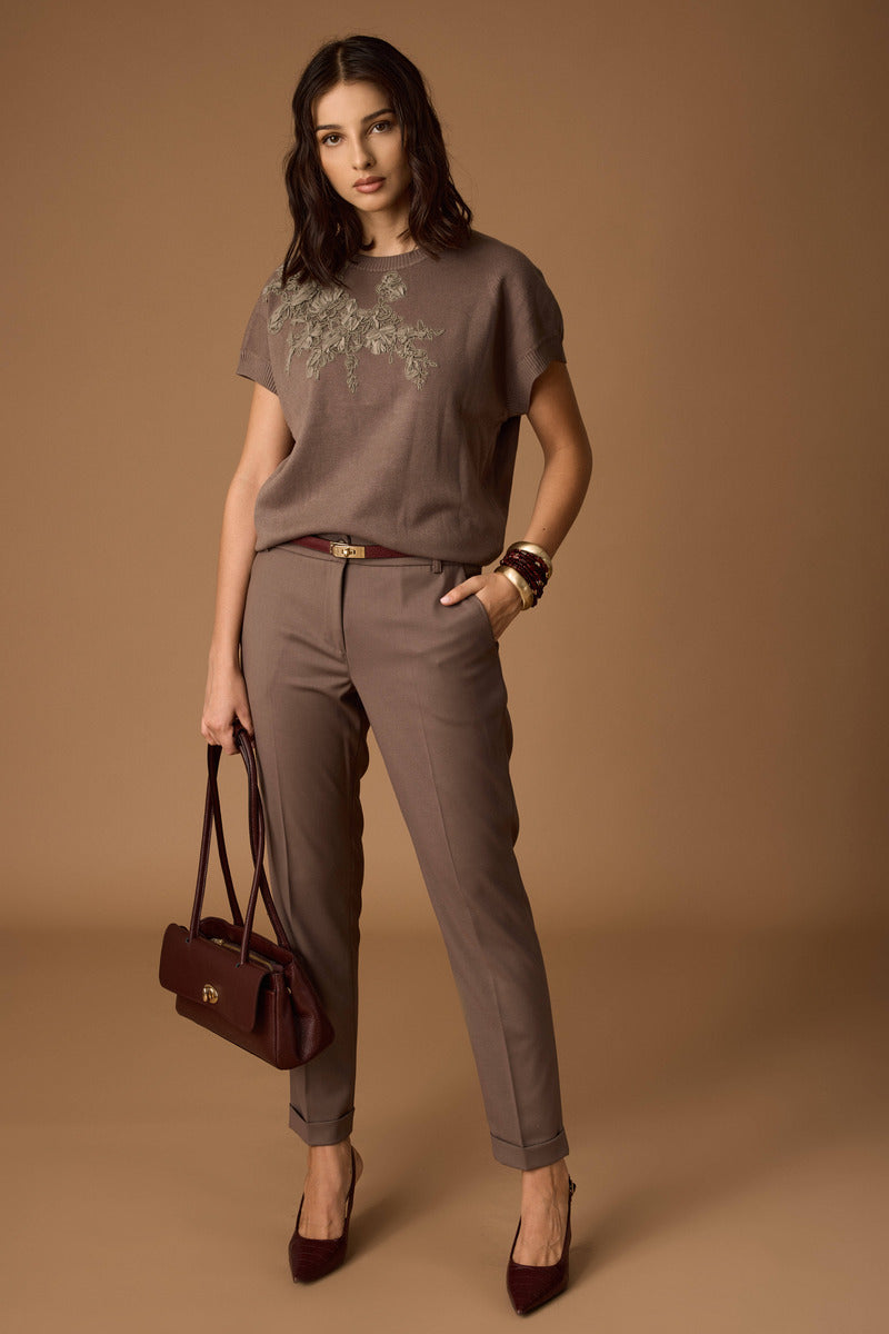 Pantalone Sartoriale Capri Tortora