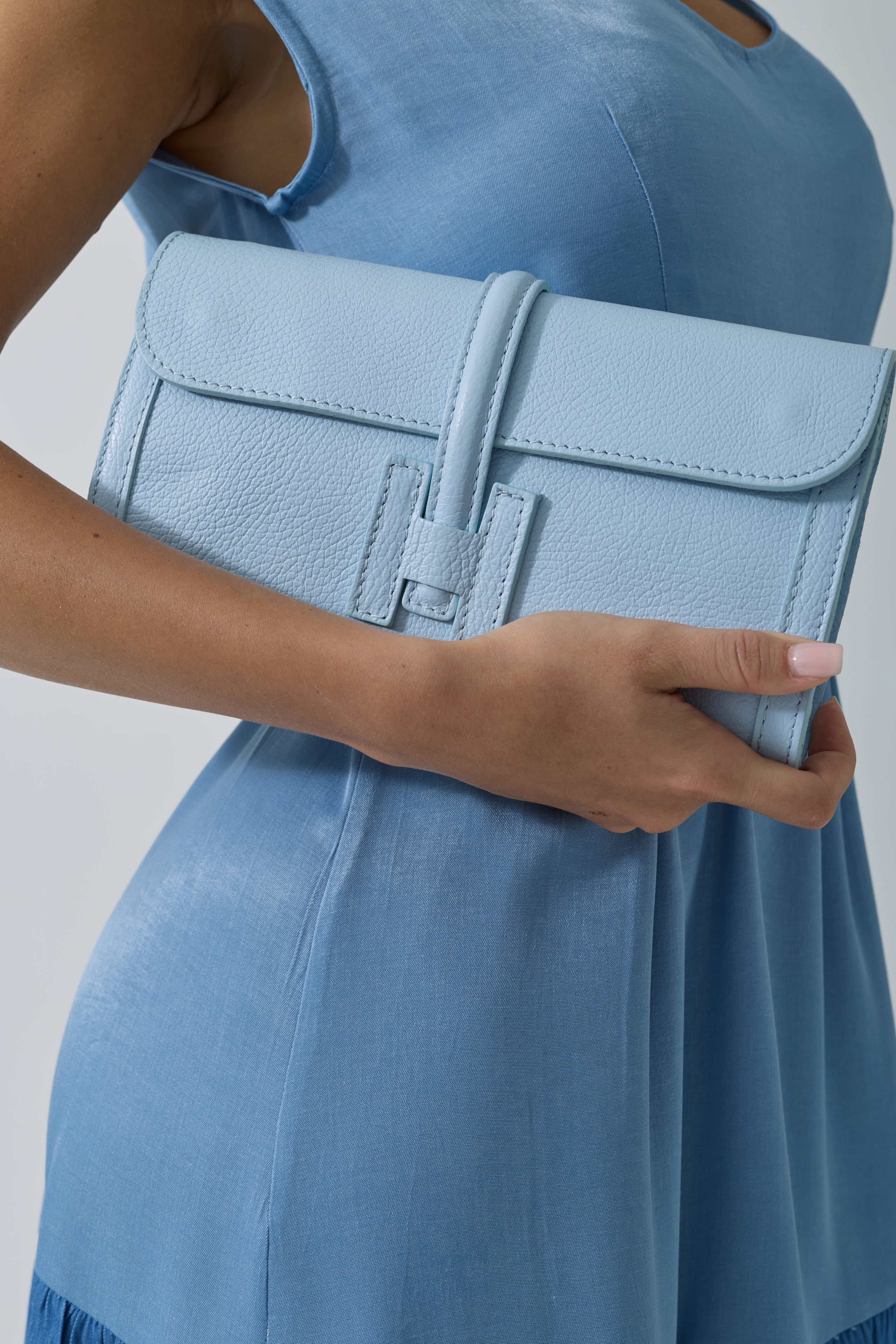 Clutch H Azzurro