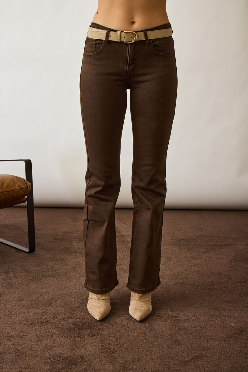 Pantalone Con Tasce E Bottoni Testa Di Moro