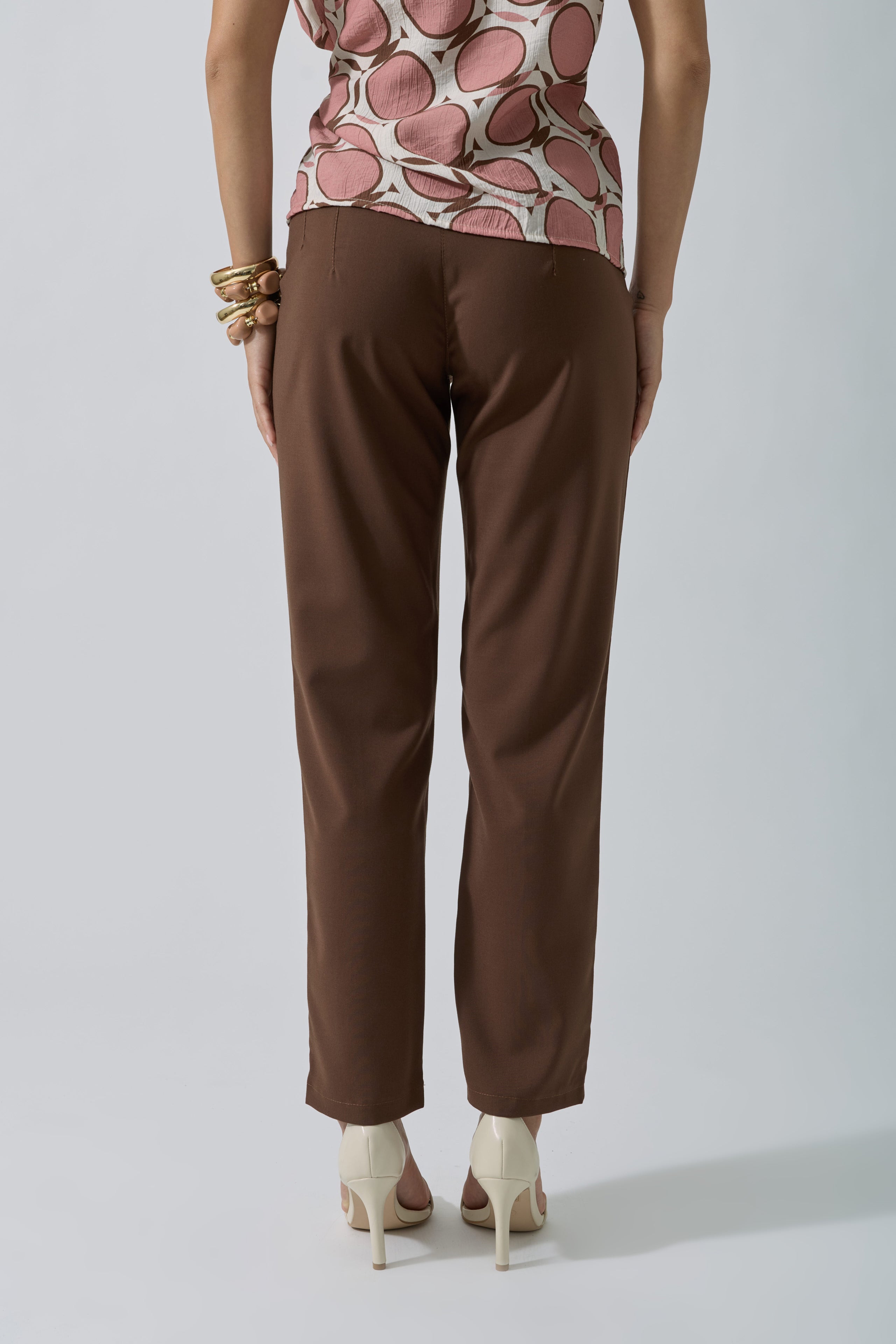 Pantalone Office Capri Testa Di Moro