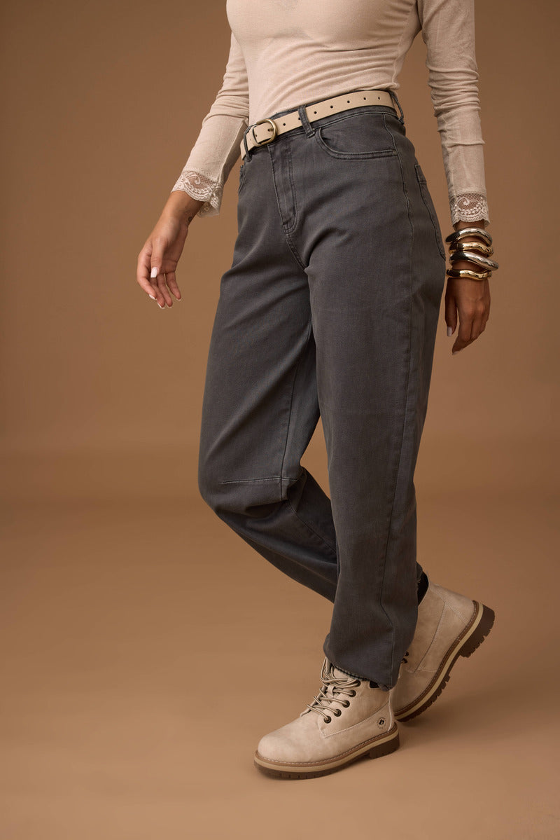 Pantalone Morbido Grigio