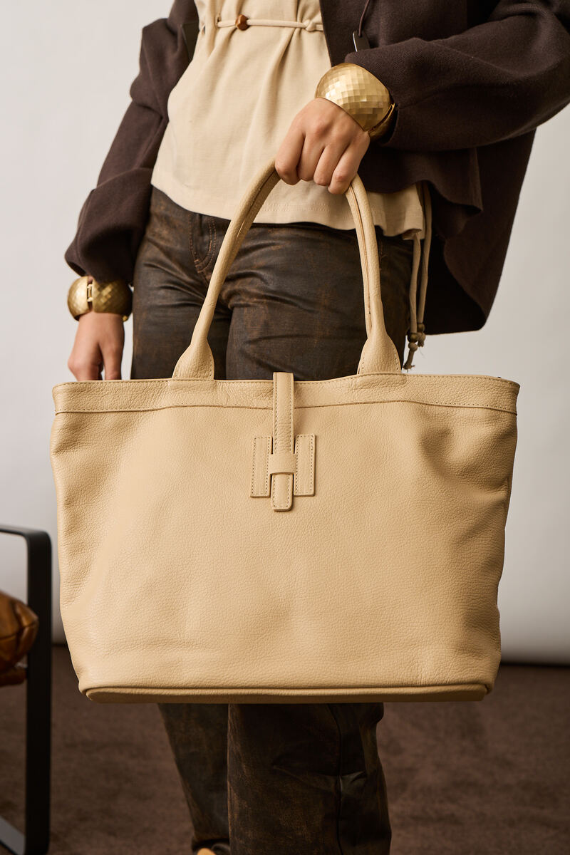 Borsa A Spalla Beige