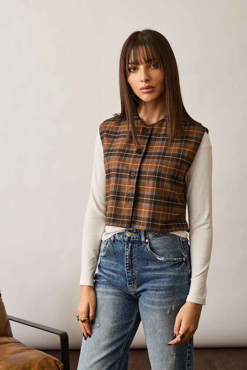 Gilet Scotland Testa Di Moro