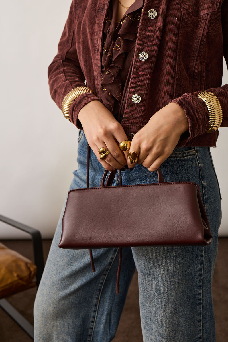 Clutch Elegance Borgogna