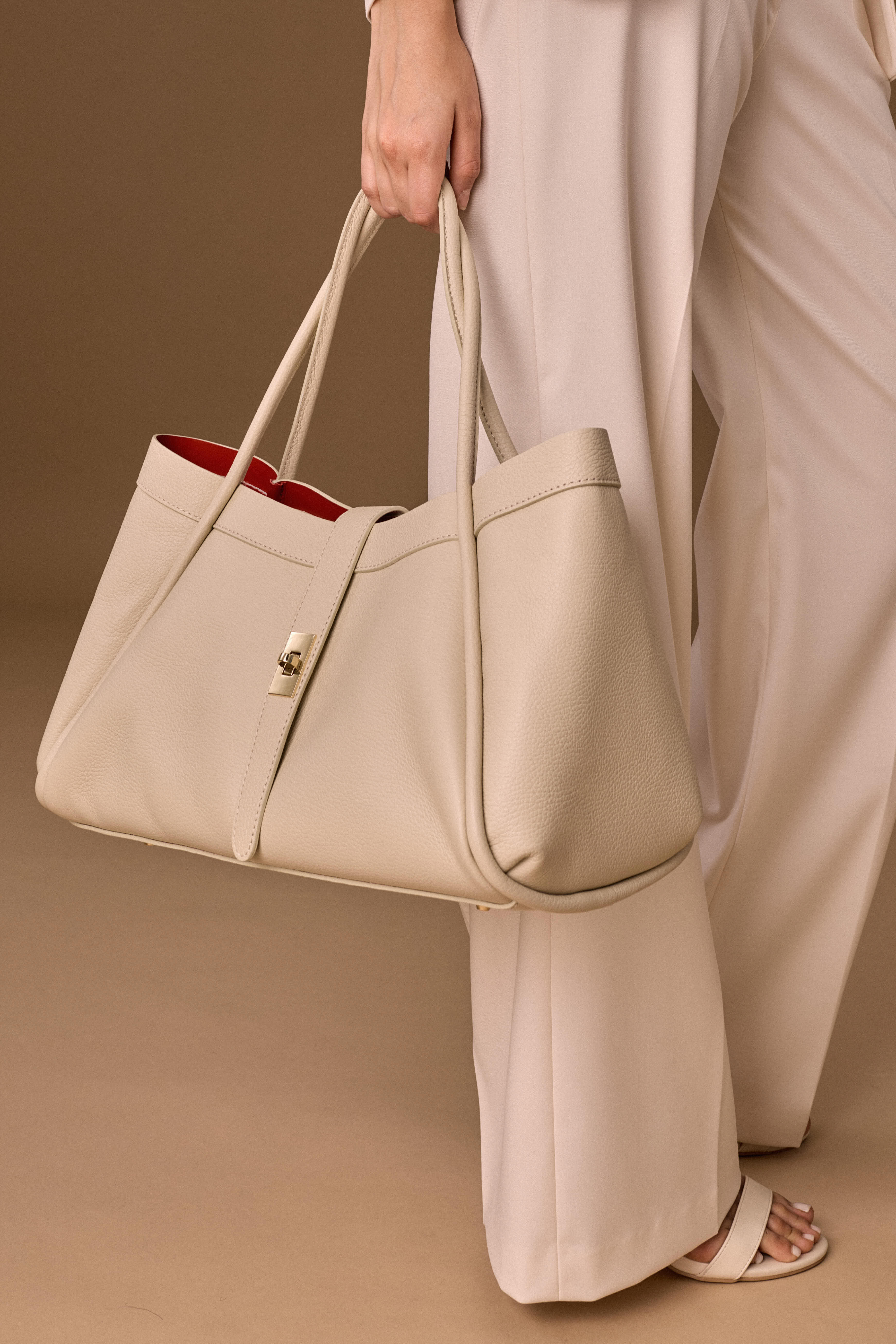 Borsa Cely Gesso