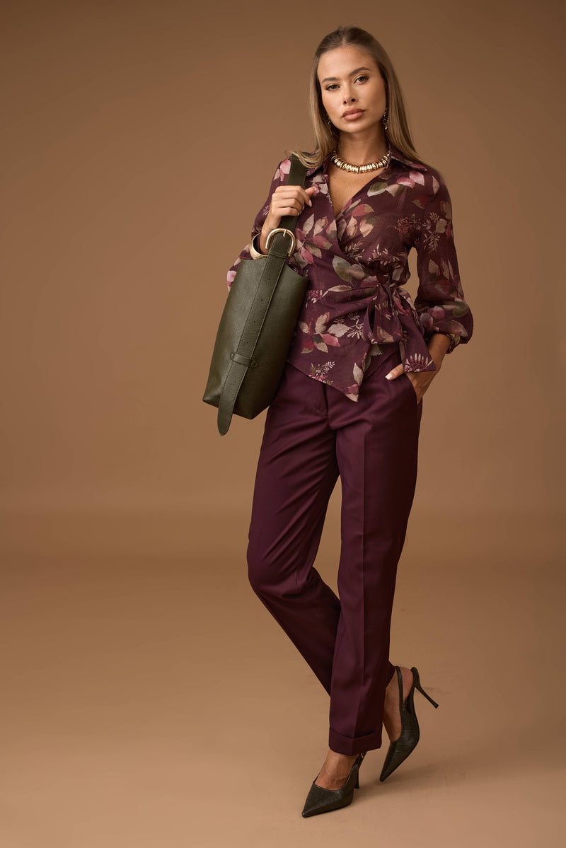 Pantalone Sartoriale Capri Vinaccia