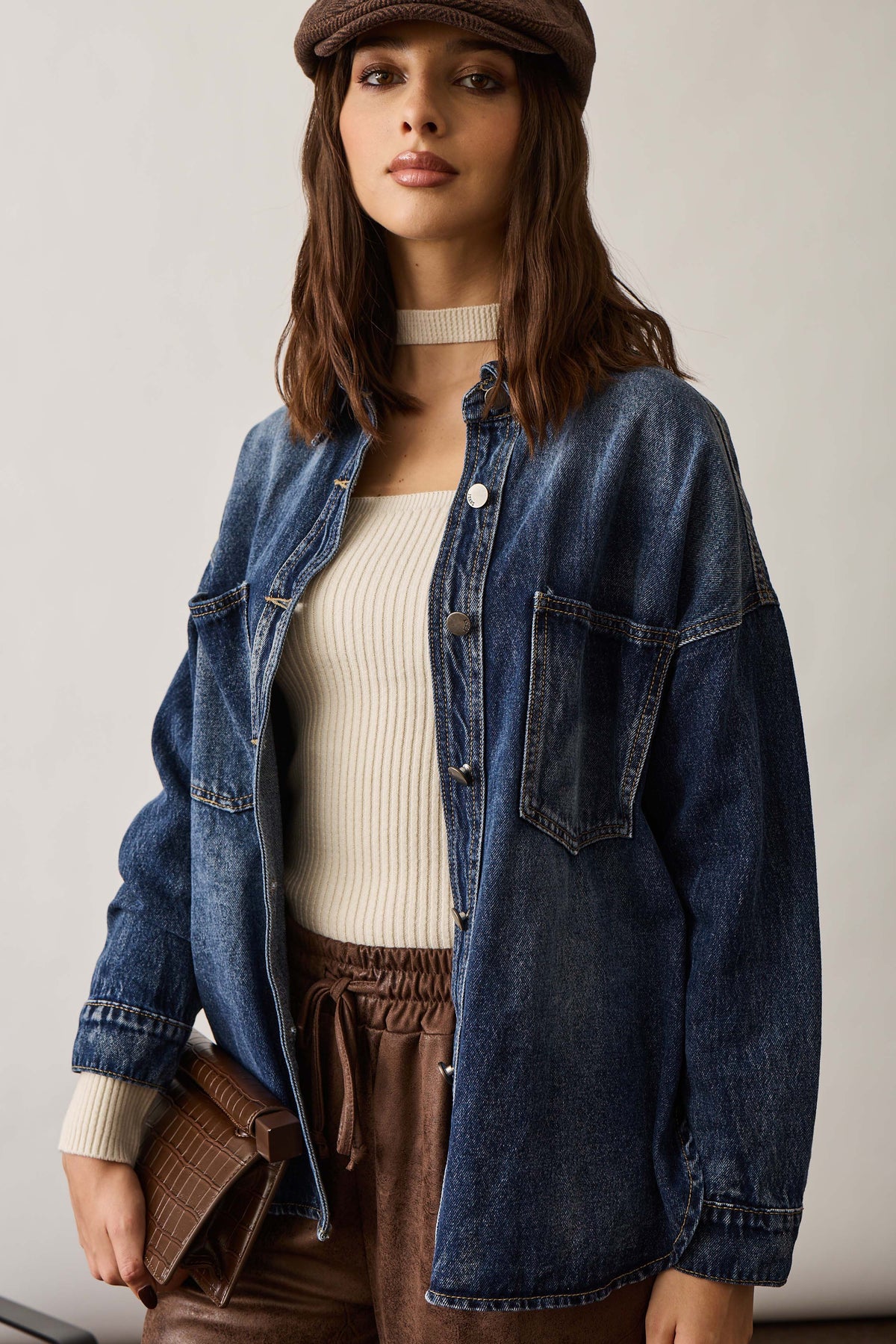 Camicia Urban Denim Scuro