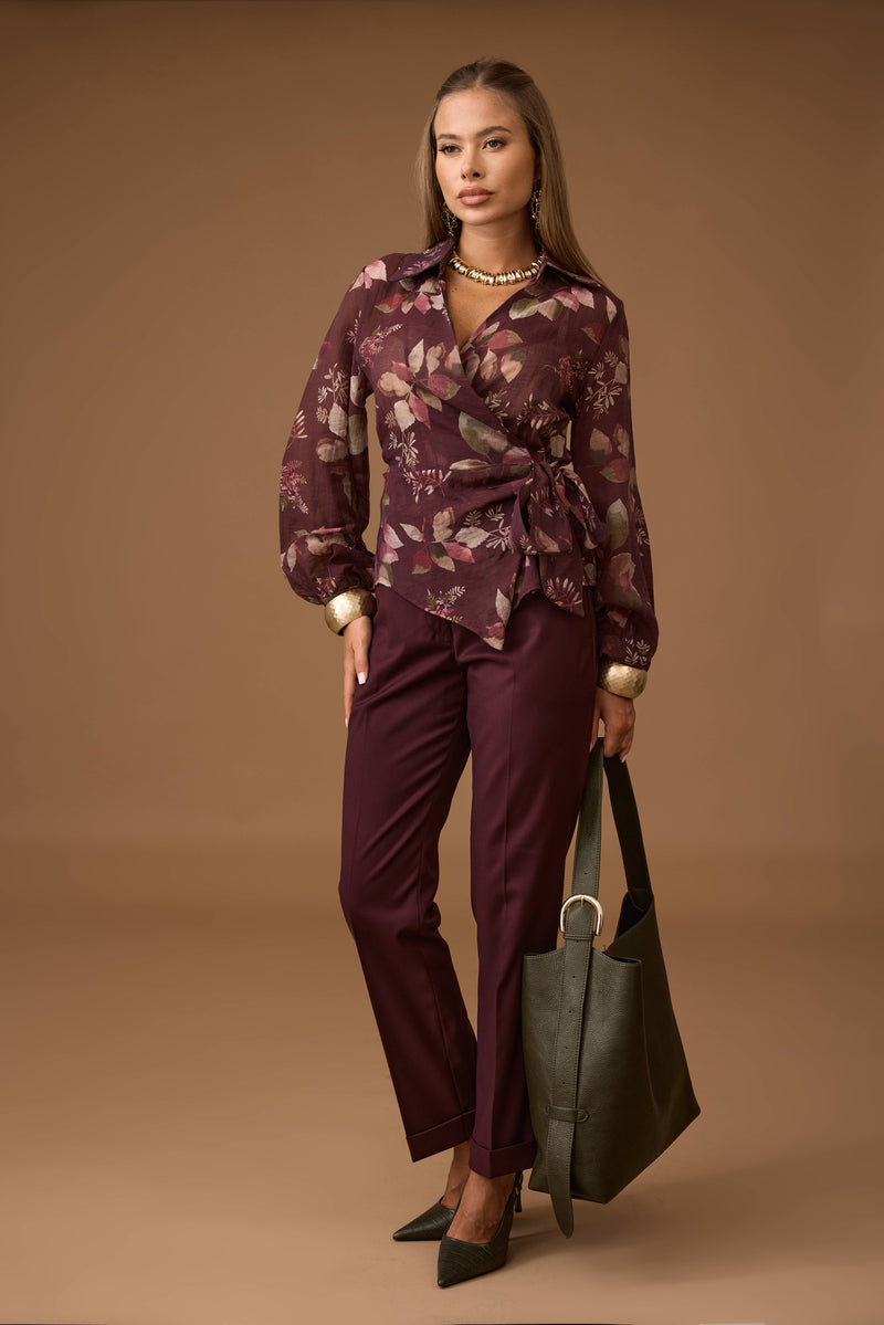 Pantalone Sartoriale Capri Vinaccia