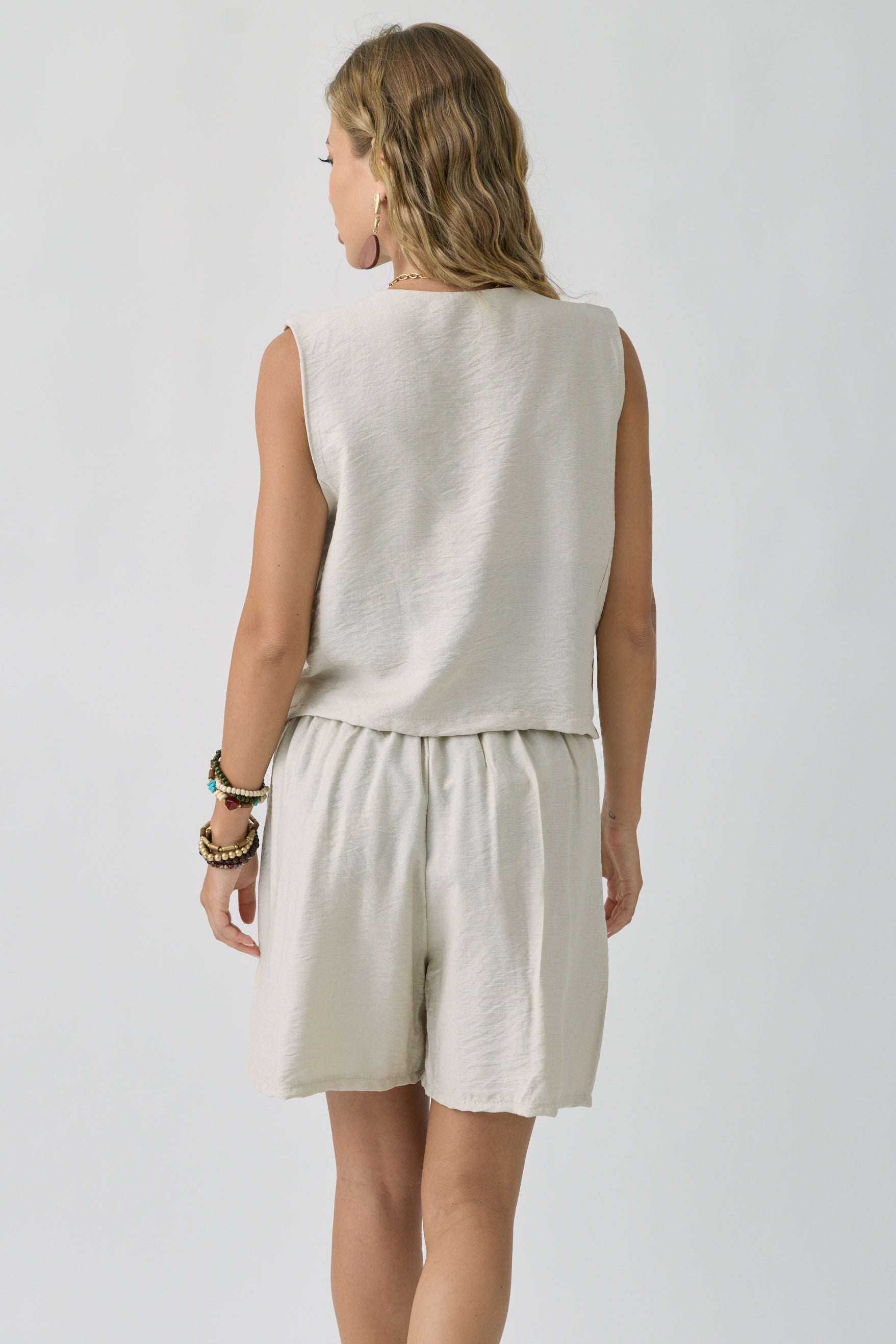 Coordinato Gilet e Shorts Lia Gesso