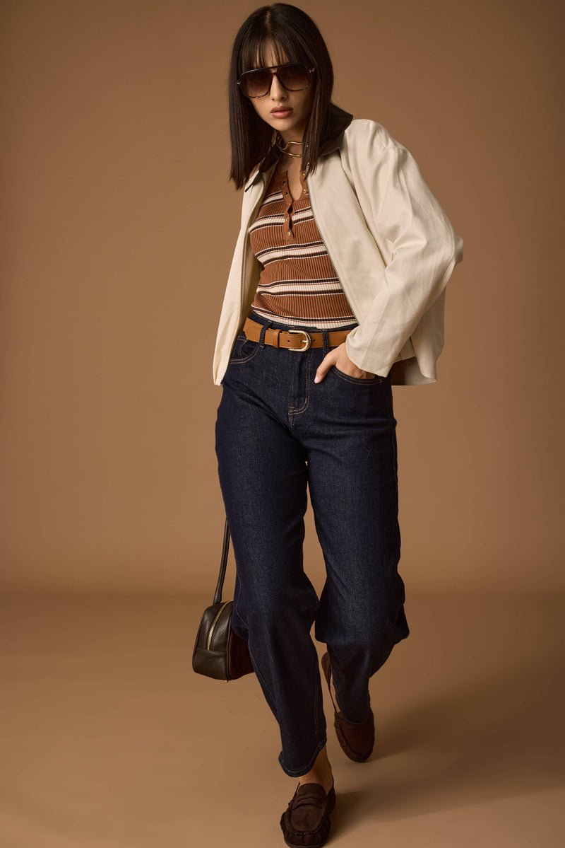 Jeans Mom Fit Morbido Denim