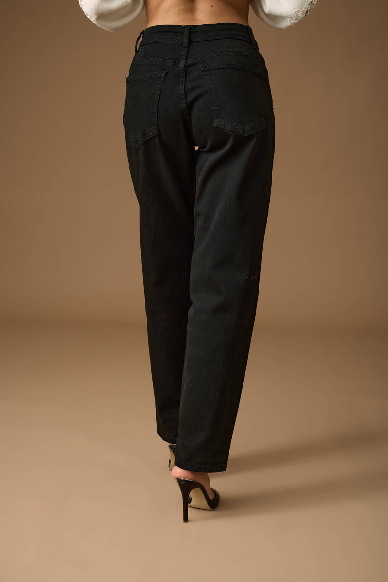 Pantalone Boyfriend Nero