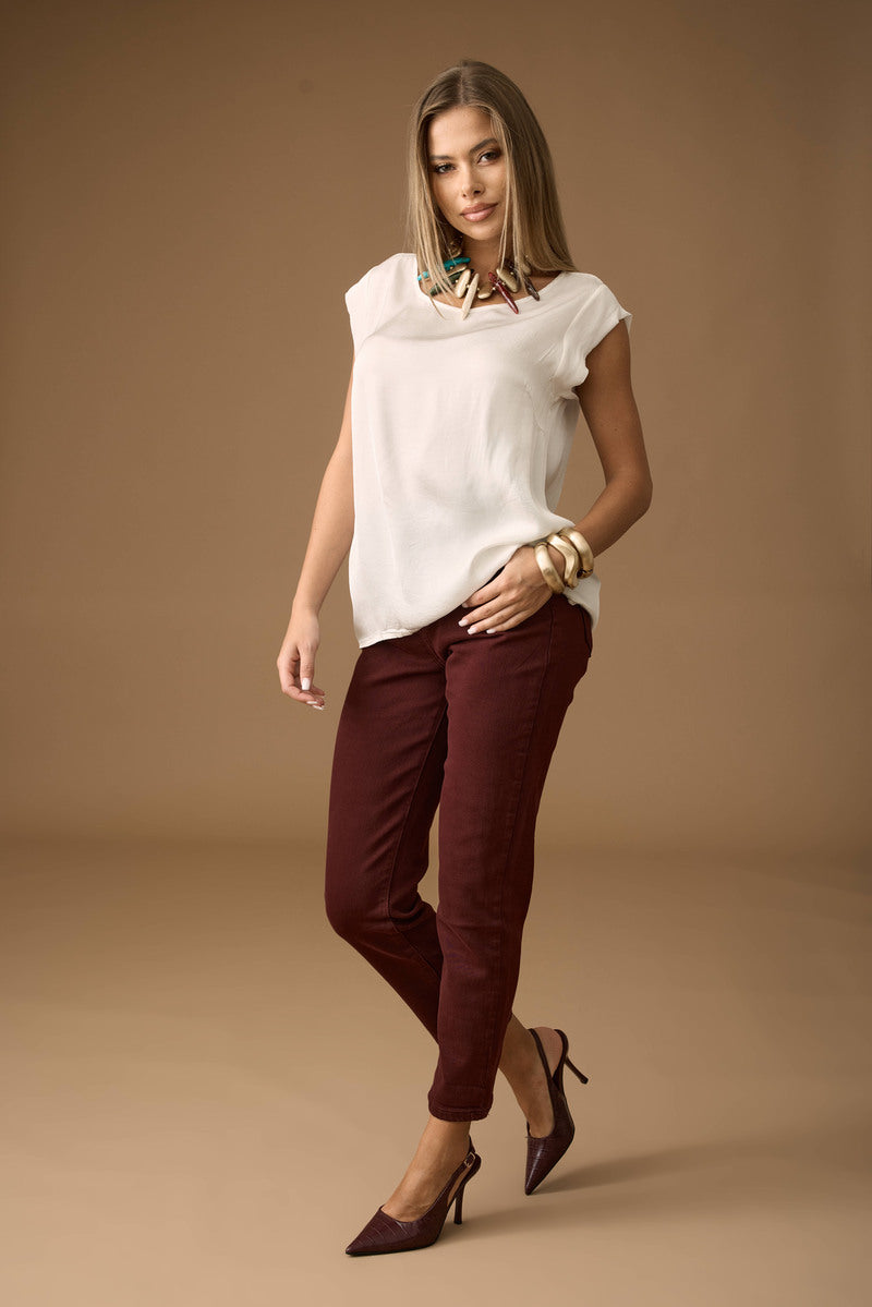 Pantalone Regular Borgogna