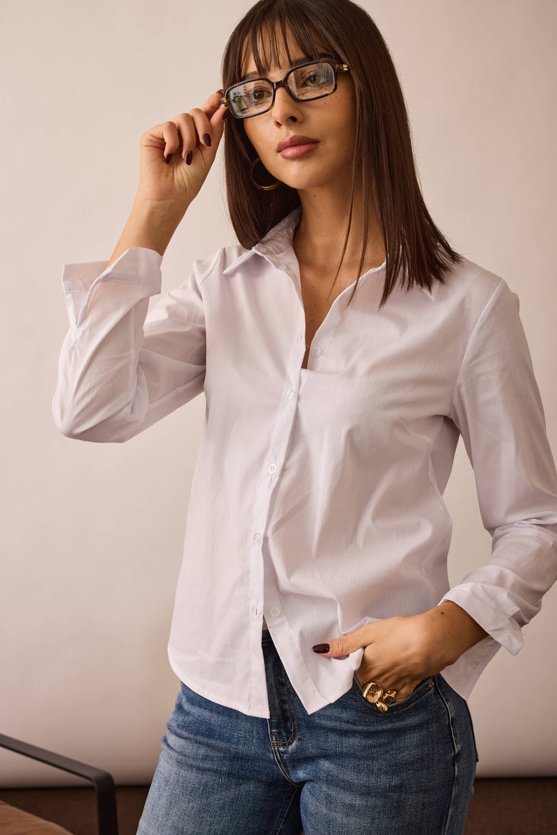 Camicia Basic Bianco