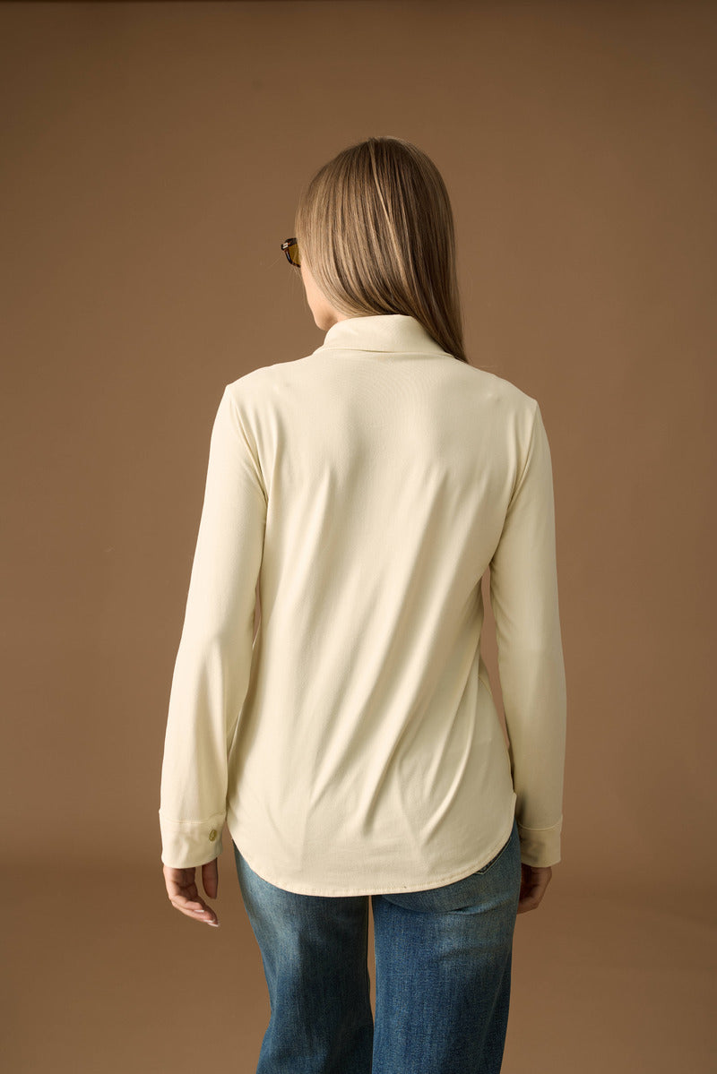 Camicia In Maglia Giallo