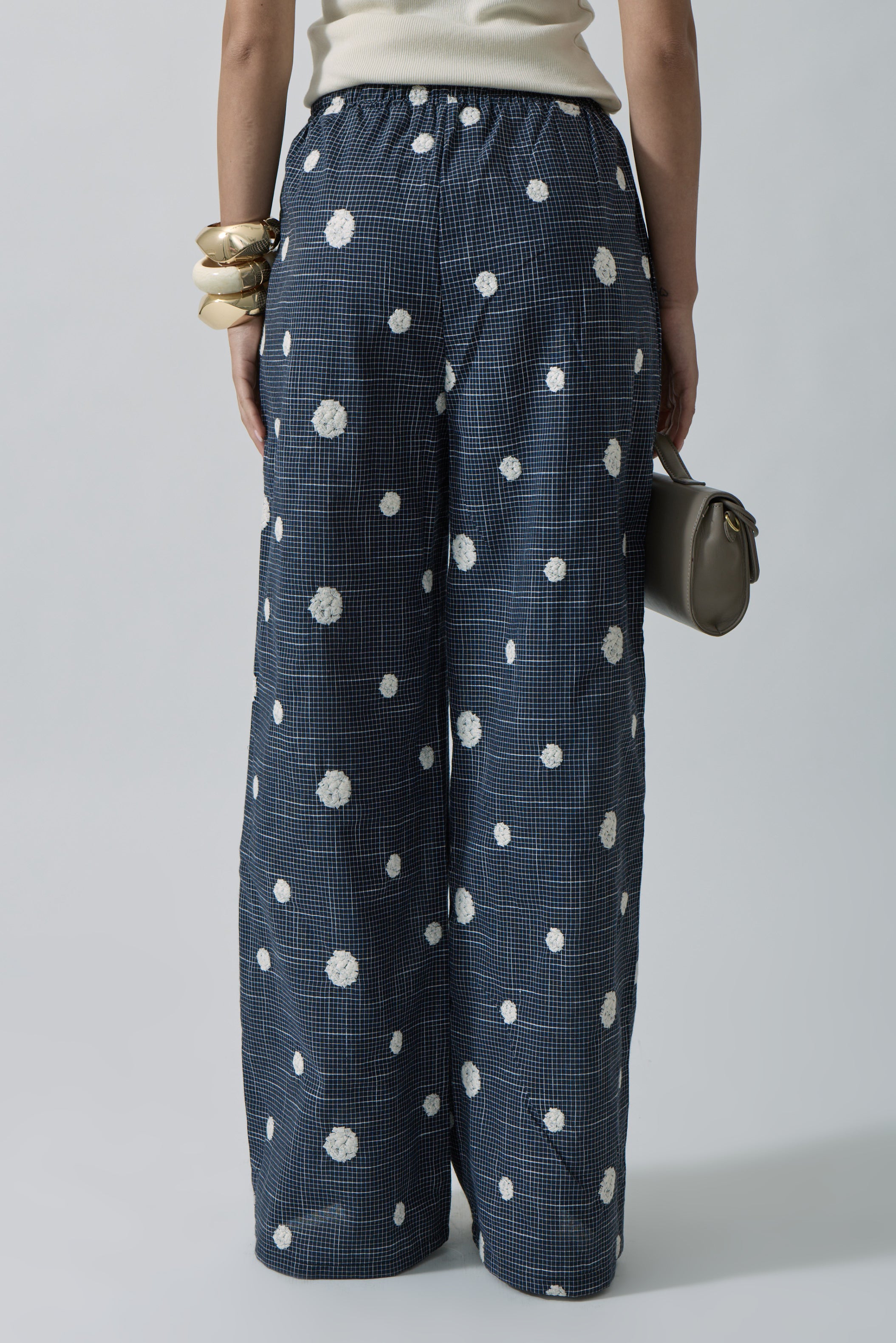 Pantalone Pois Blu