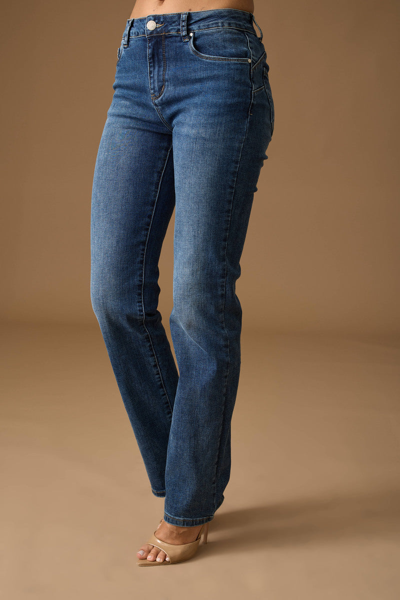 Jeans Dritto Push Up Denim