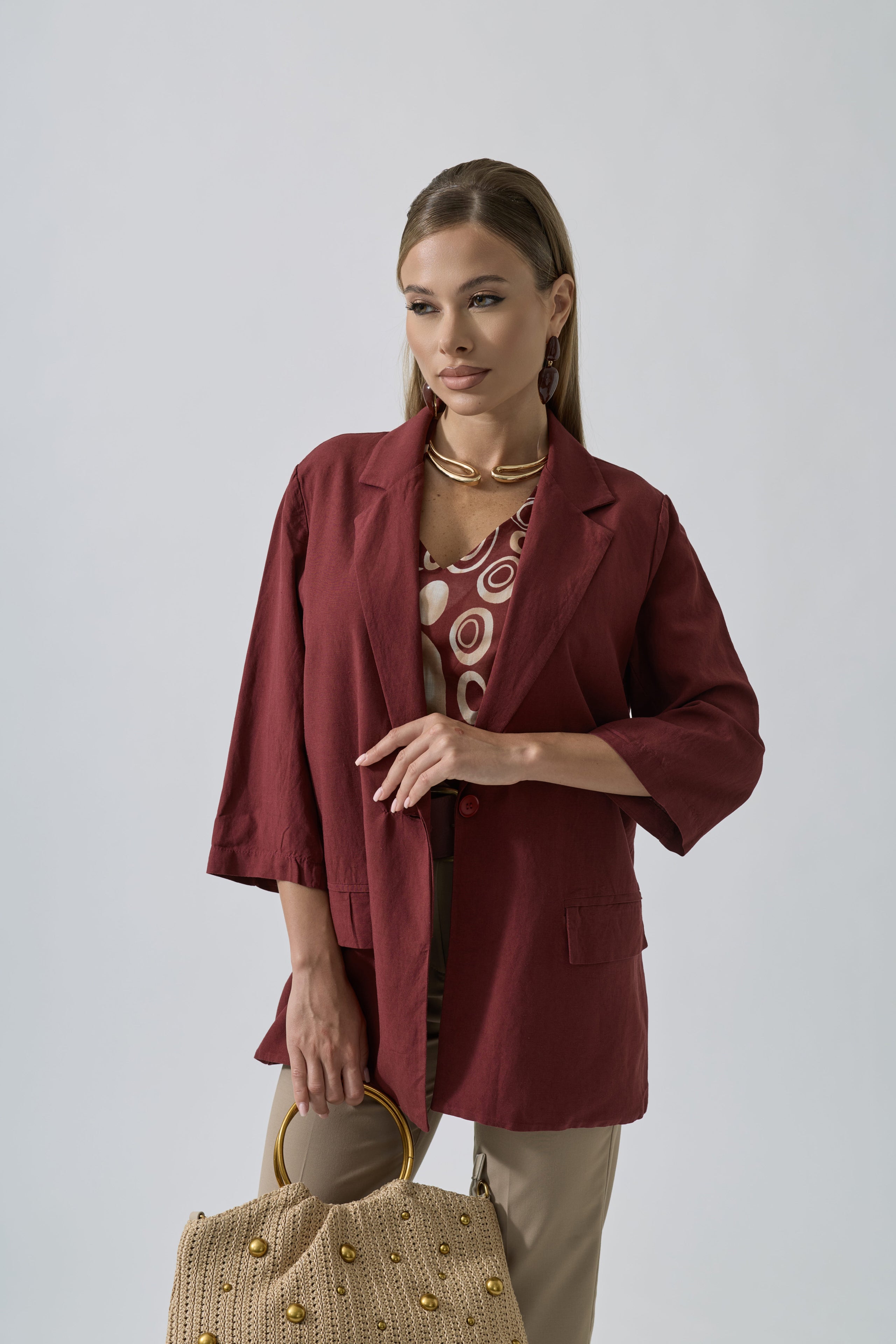 Giacca Holly Bordeaux