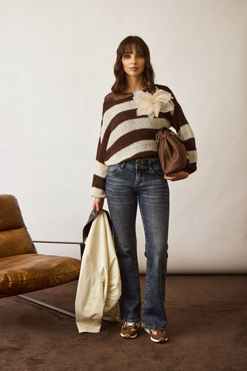 Jeans Zampetta Denim Scuro