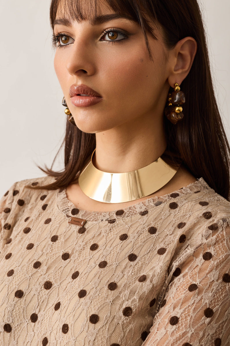 Chocker Placca Oro