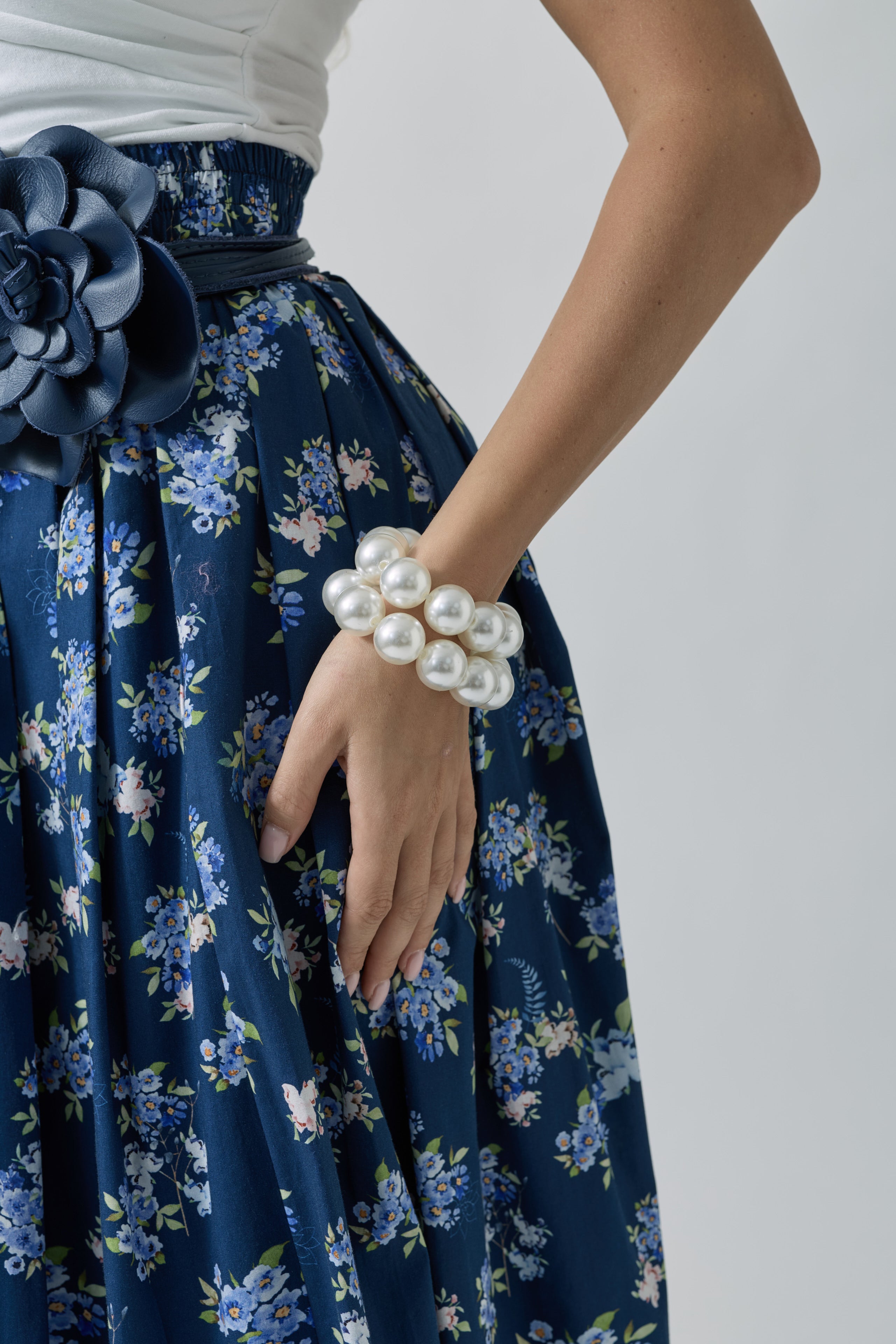 Bracciale Perle Bianco Perla