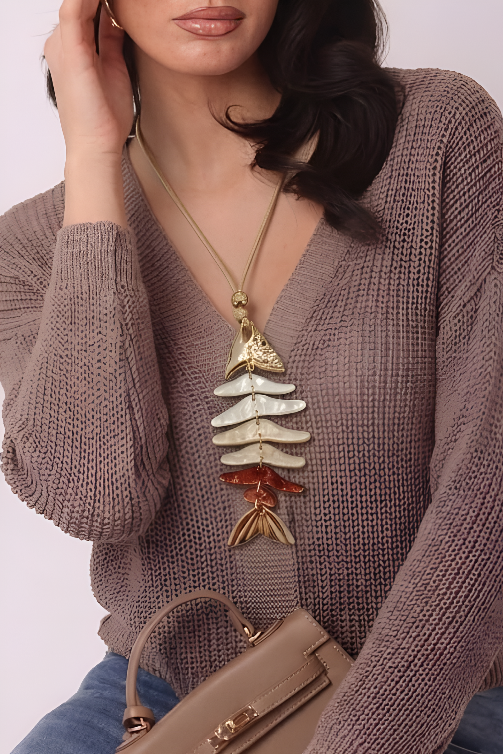 Collana Ariel Beige