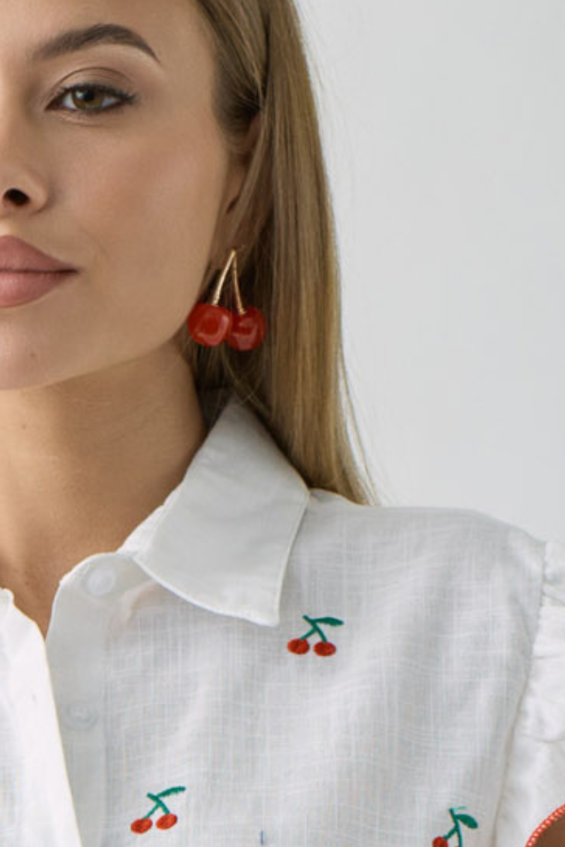 Orecchini Cherry Rosso