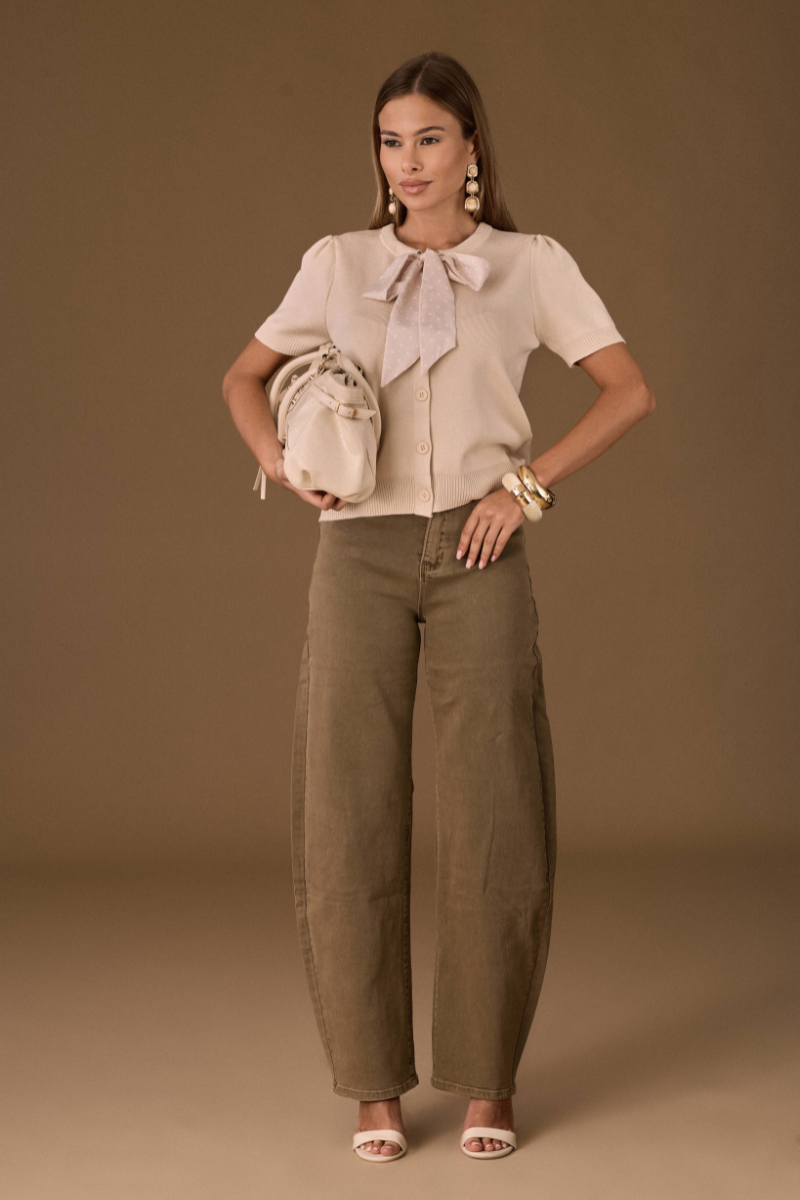 Pantalone Ballon Cammello
